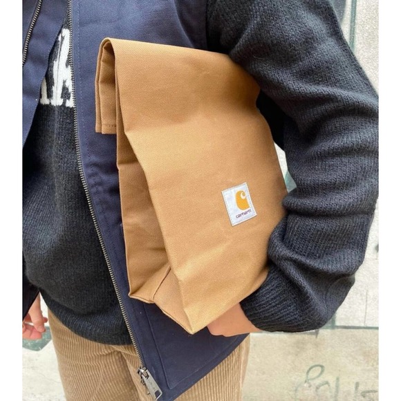 Carhartt Bags Carhartt Wip Work In Progress Waxed Canvas Lunch Bag Tote Poshmark